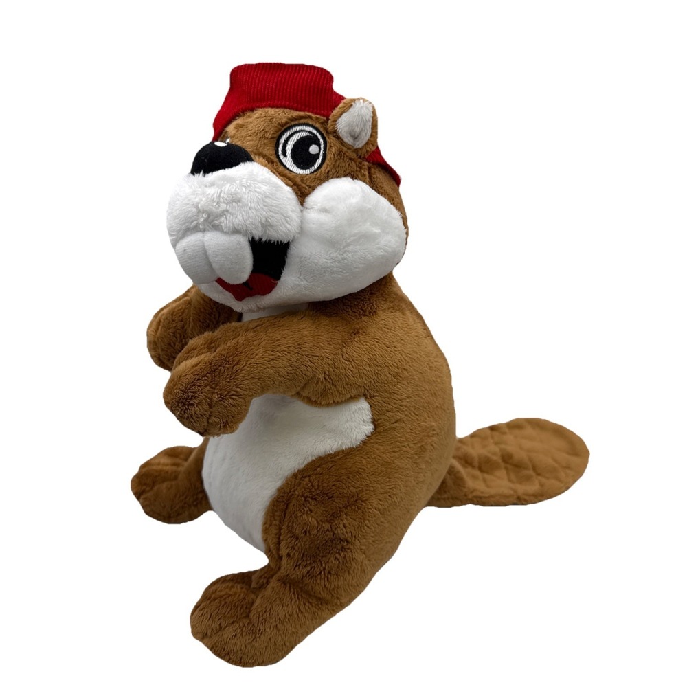 Buc-ee‎ Beaver Mascot gas station Plush Stuffed Animal Toy 11 Inch stands alone